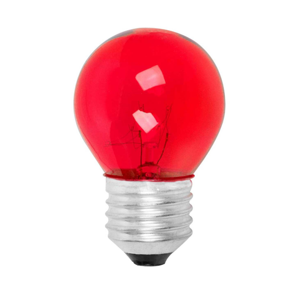 Lampada Bolinha Decorativa Colorida Abajur Festa 15WX127V Mini Bulbo Lustre