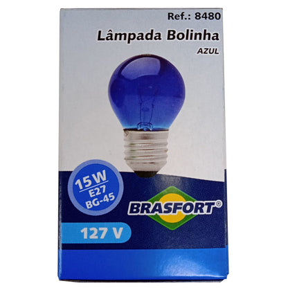 Lampada Bolinha Decorativa Colorida Abajur Festa 15WX127V Mini Bulbo Lustre