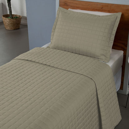 Kit Cobre Leito Matelado Copacabana 2 Peças Solteiro 100% Poliéster Micropercal
