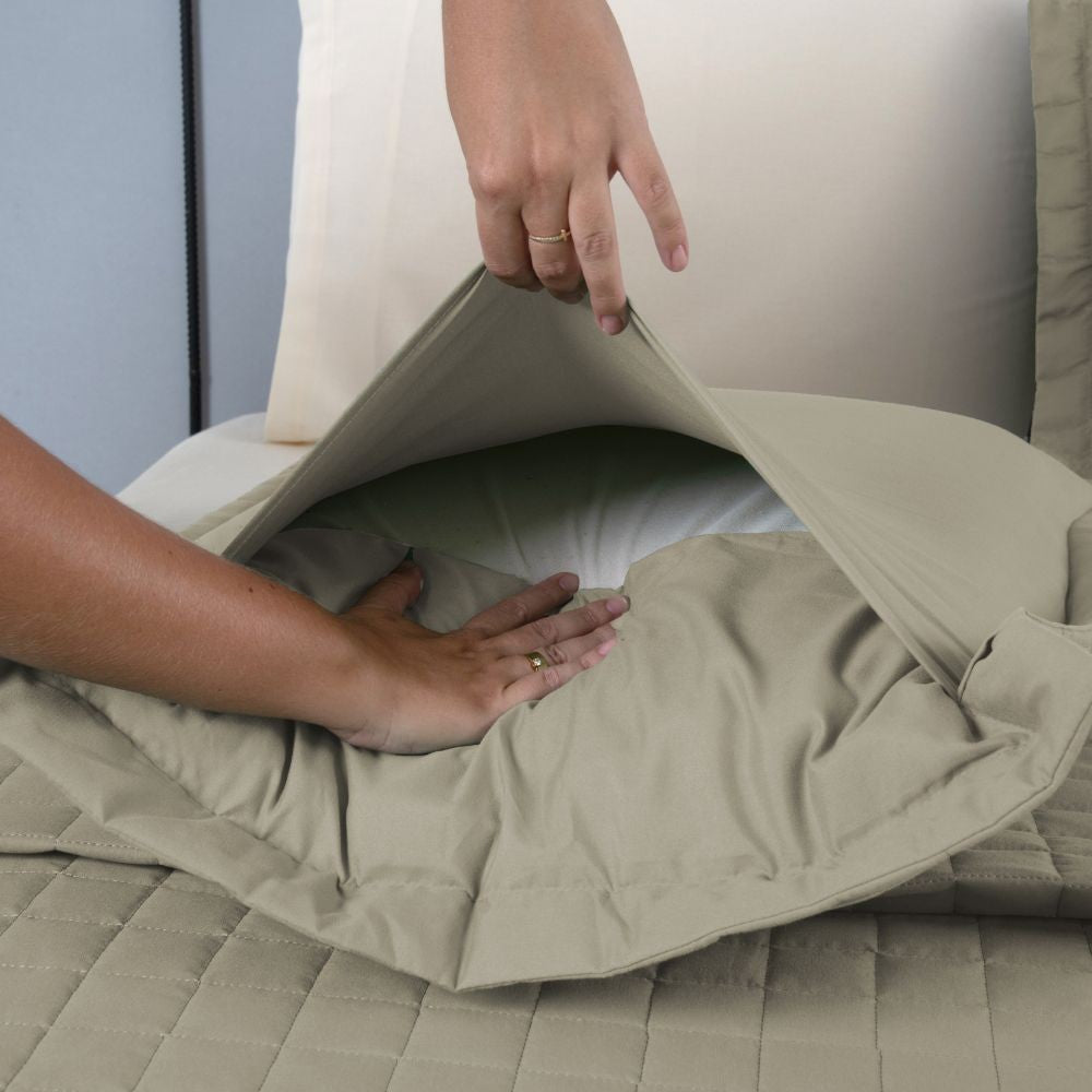 Kit Cobre Leito Matelado Copacabana 2 Peças Solteiro 100% Poliéster Micropercal