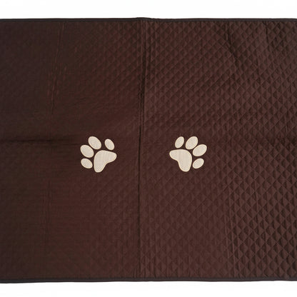 Peseira Pet Impermeável Para Cama Casal King Avulsa Cor:Marrom