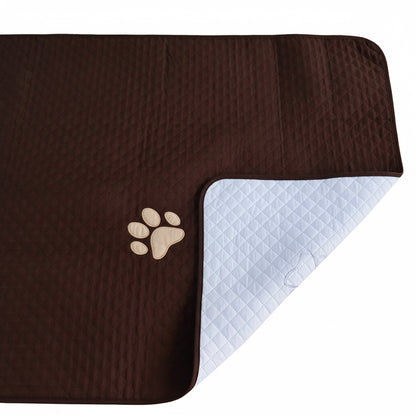 Peseira Pet Impermeável Para Cama Casal King Avulsa Cor:Marrom